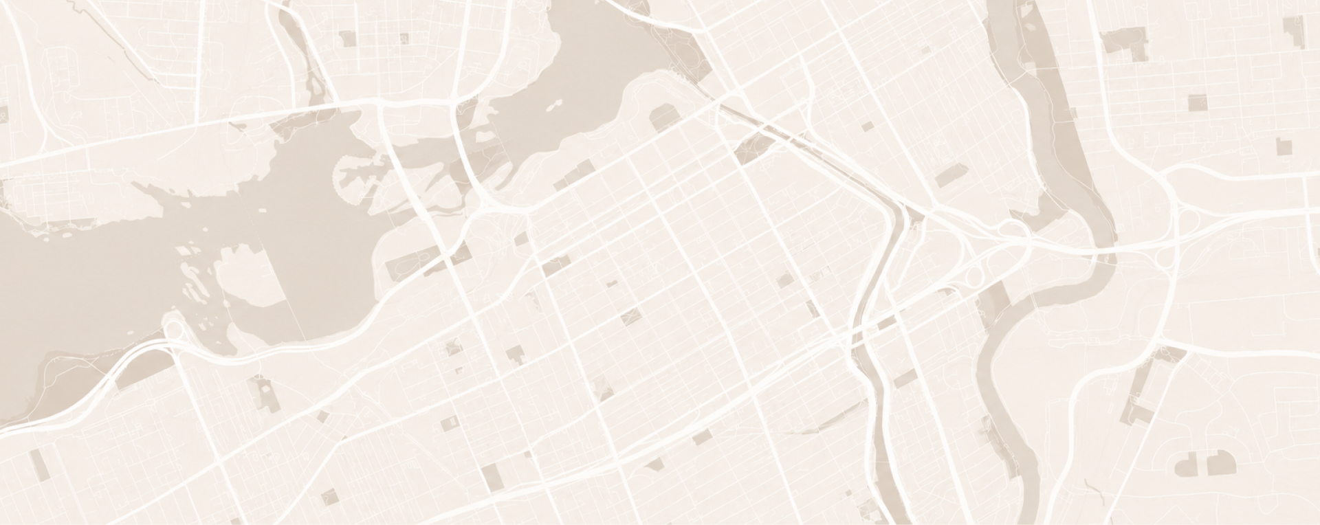Map of the Centretown neighbourhood around Axis